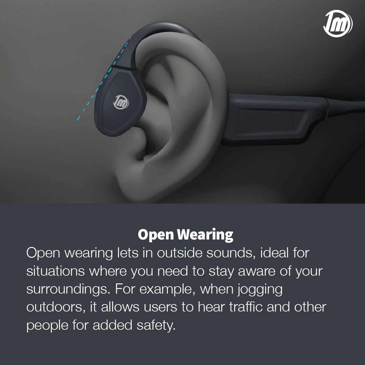 (最新) DM 彈性骨傳導運動耳機