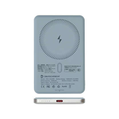 (最新) 5000mAh磁吸超薄移動電源