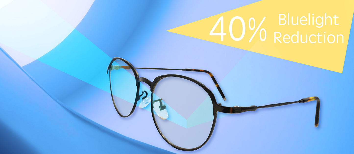 Bluelight Glasses for Adult (Round)