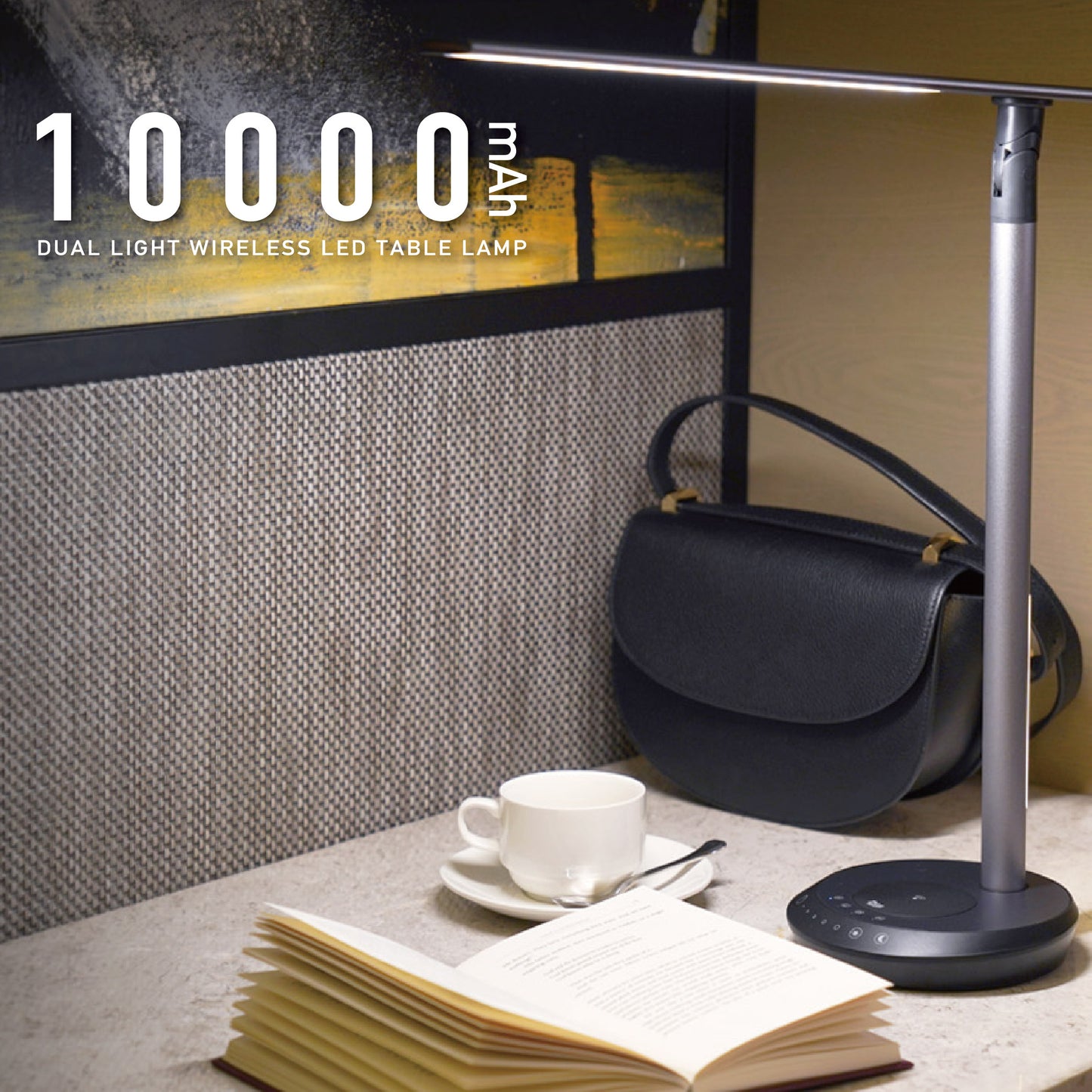 (Top Selling) 10,000mAh Dual Light Wireless LED Table Lamp [Gift - Magic Sensor Light]